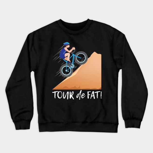 Buy Fat Bikes Tour De Fat Bike T-Shirt Online Crewneck Sweatshirt by ramblingsales